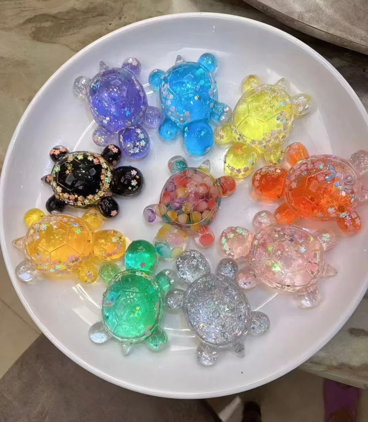 Magic Bag---New Glitter Grandpa Turtles Luminous Room Decoration---Open in Live
