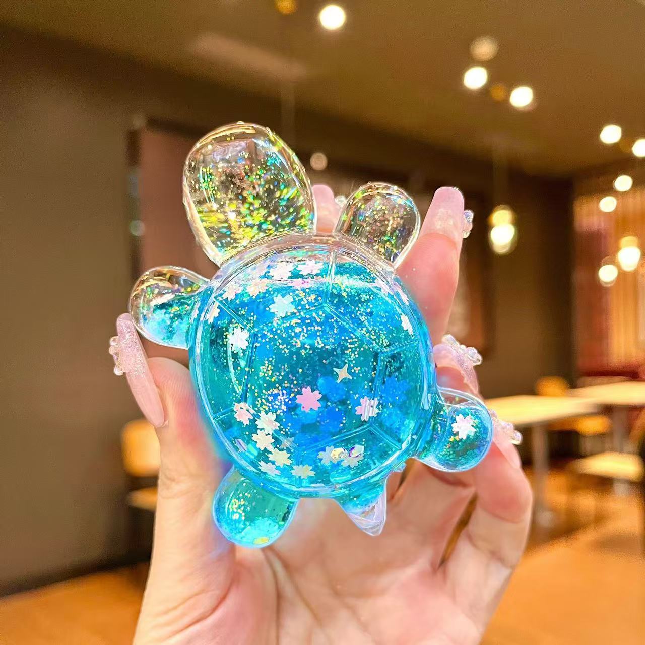 Magic Bag---New Glitter Grandpa Turtles Luminous Room Decoration---Open in Live