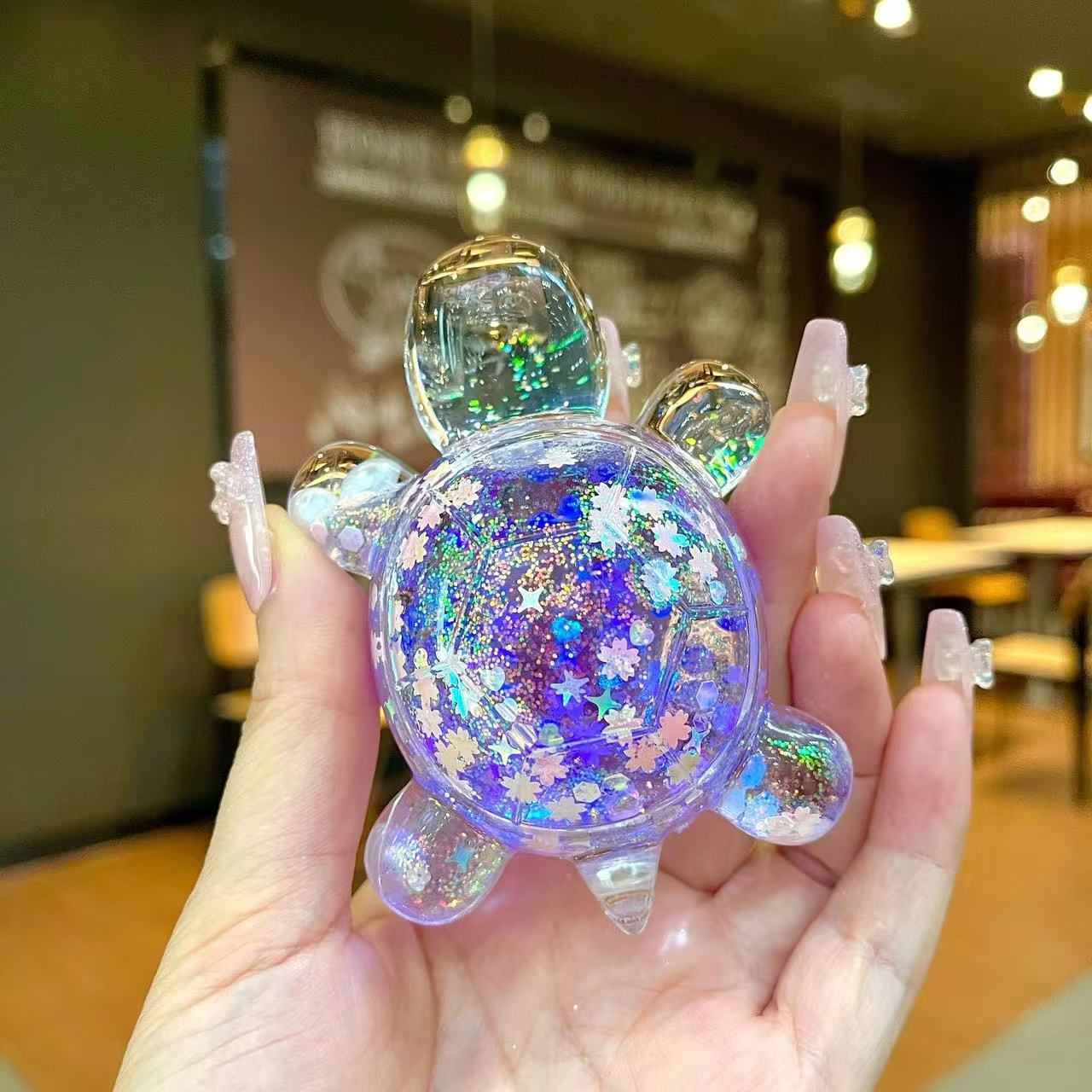 Magic Bag---New Glitter Grandpa Turtles Luminous Room Decoration---Open in Live