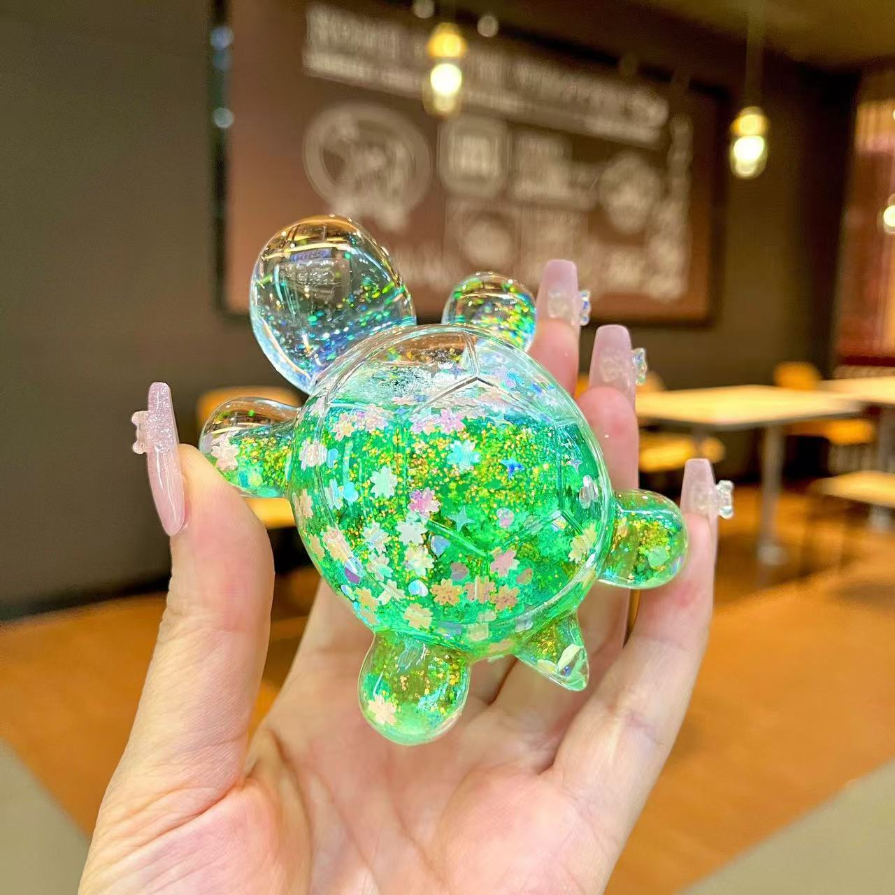 Magic Bag---New Glitter Grandpa Turtles Luminous Room Decoration---Open in Live