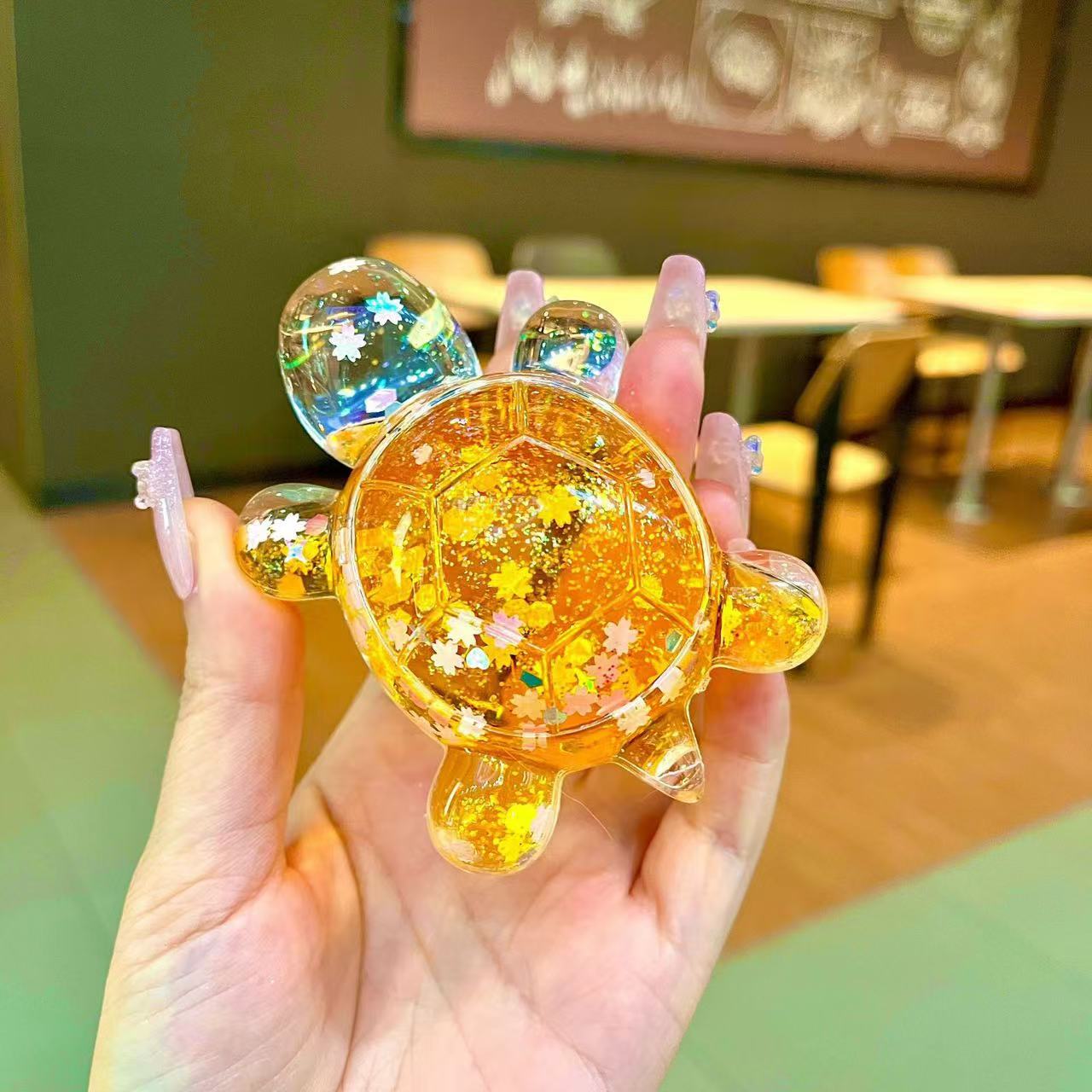 Magic Bag---New Glitter Grandpa Turtles Luminous Room Decoration---Open in Live