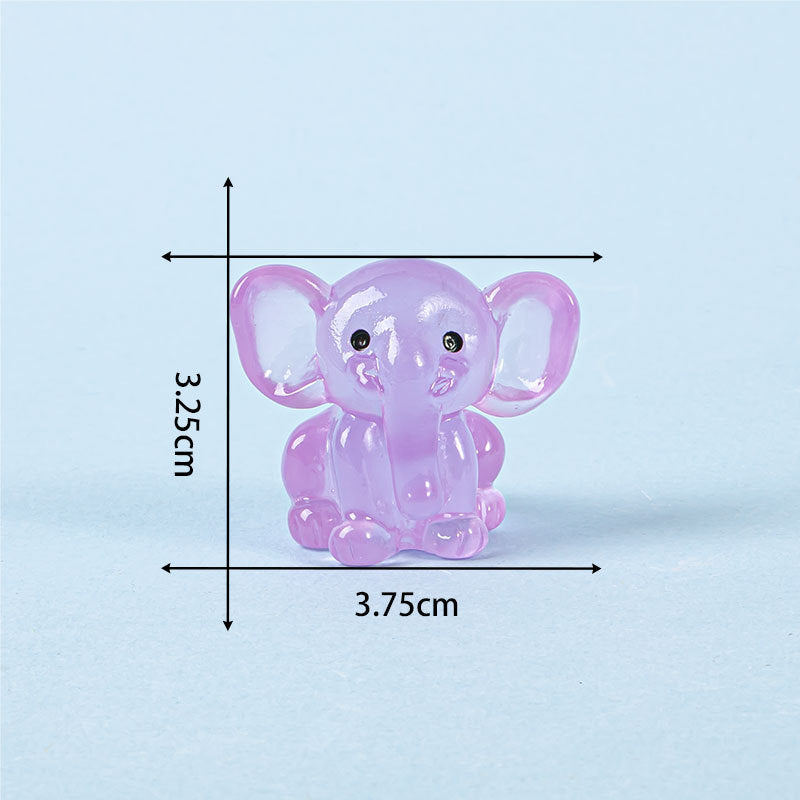 Magic Bags---Luminous Sitting Elephant Size 3.75*3.25cm (Open in Live)