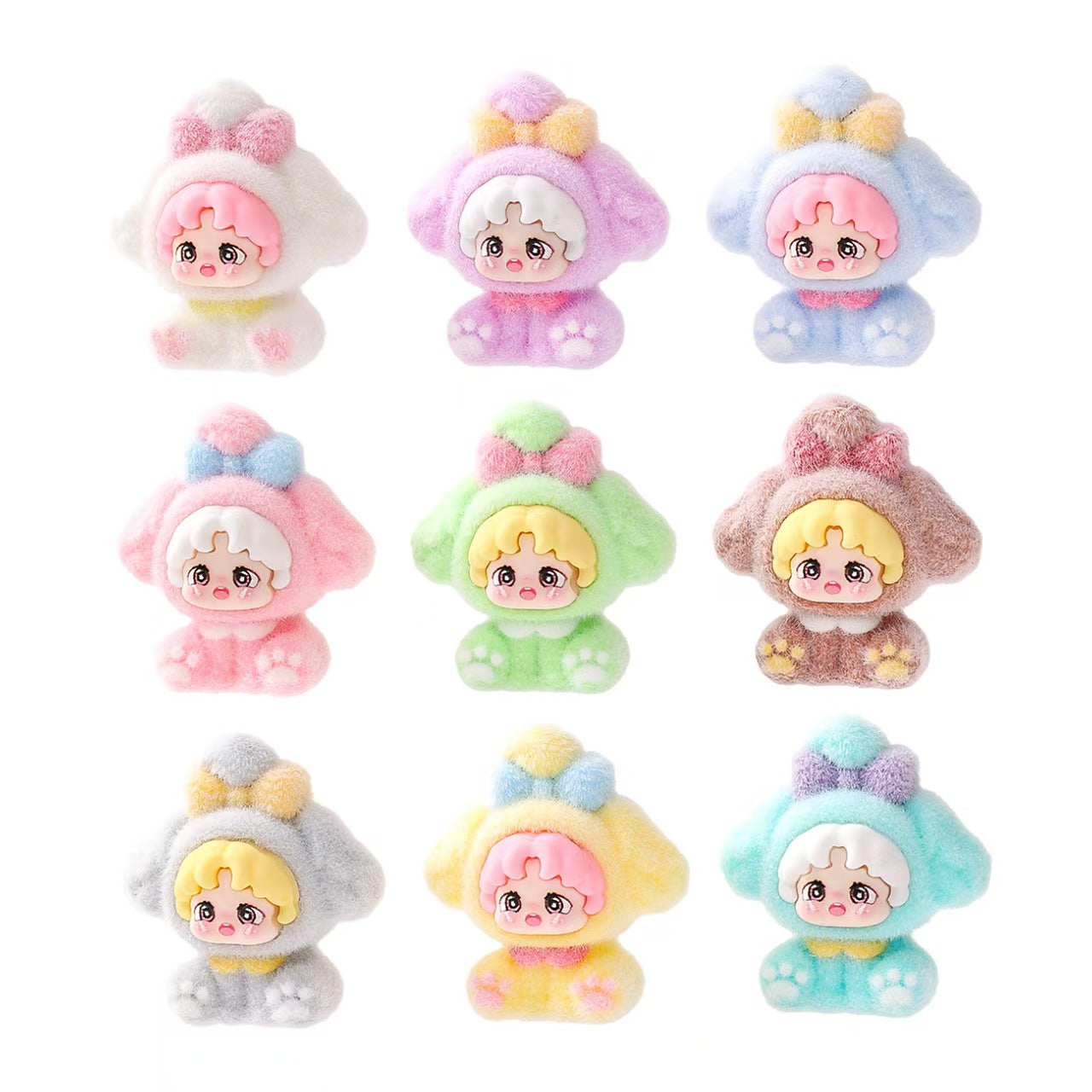 Magic Bag---Cute Baby Three Plush Mini Desk Ornament NO.2