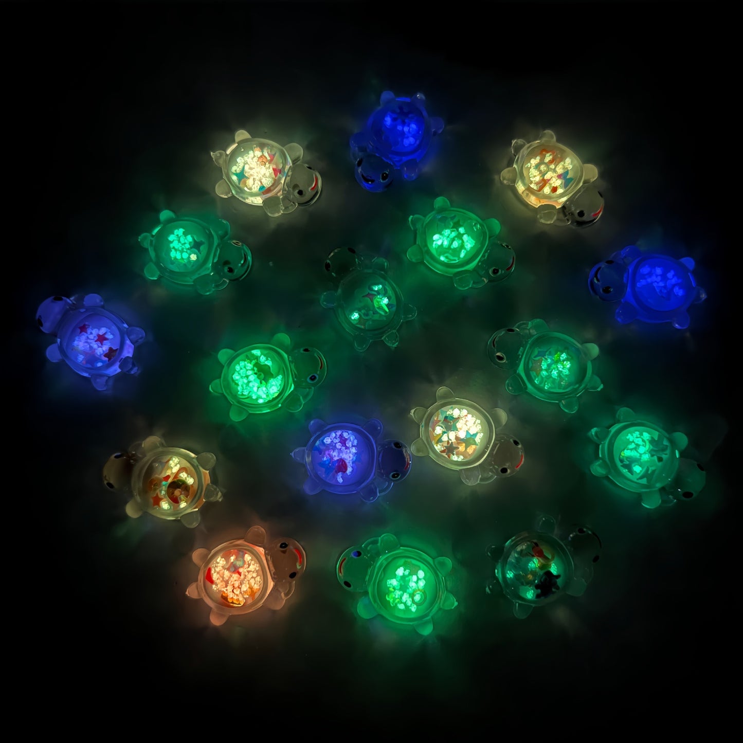 Magic Bag---Luminous Baby Clear Turtles Size 27*18mm