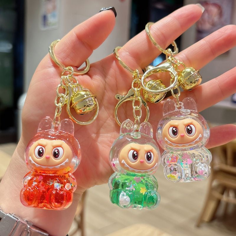 Magic bag---Lilith /Labubu/Kiki Sparkle Keychain----Open in live
