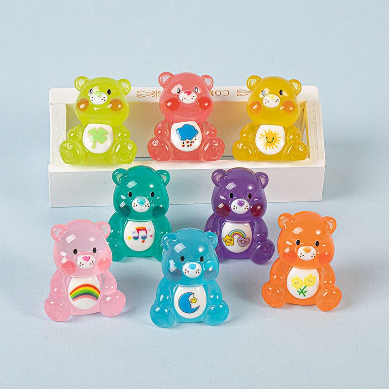 Magic Bags---Luminous Rainbow Bear Size 3.25*3.7cm (Open in live)