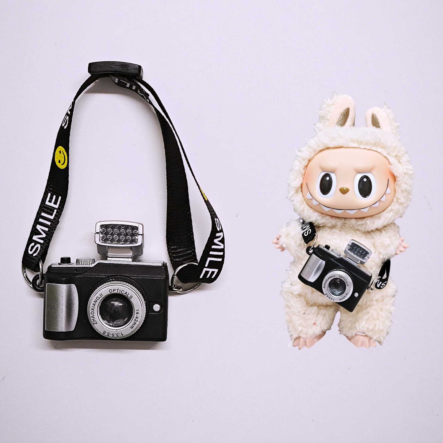 For V1/V2/V3 Labubu Accessories Glasses Camera Doll Outfits Pendant Rabbit Guitar