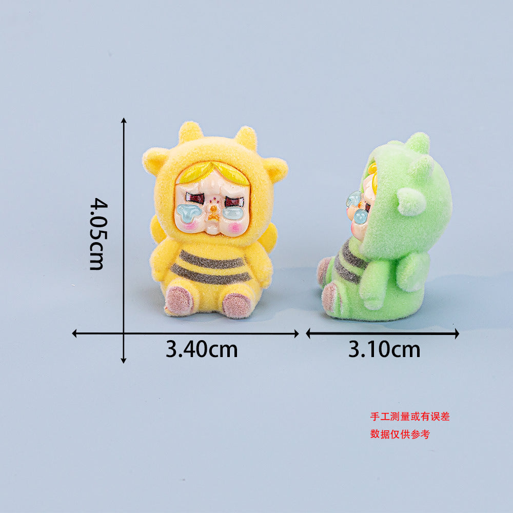 Magic Bag---Cry Baby Bee Mini Desk Ornament Size 4.05*3.4cm