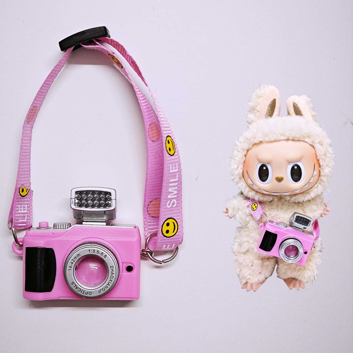 For V1/V2/V3 Labubu Accessories Glasses Camera Doll Outfits Pendant Rabbit Guitar