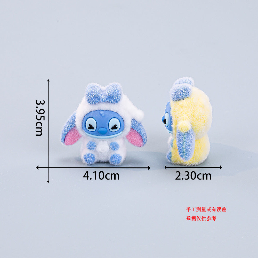 Magic Bag---Bow Stitch Keychain Desk Ornament Size 3.95*4.1cm