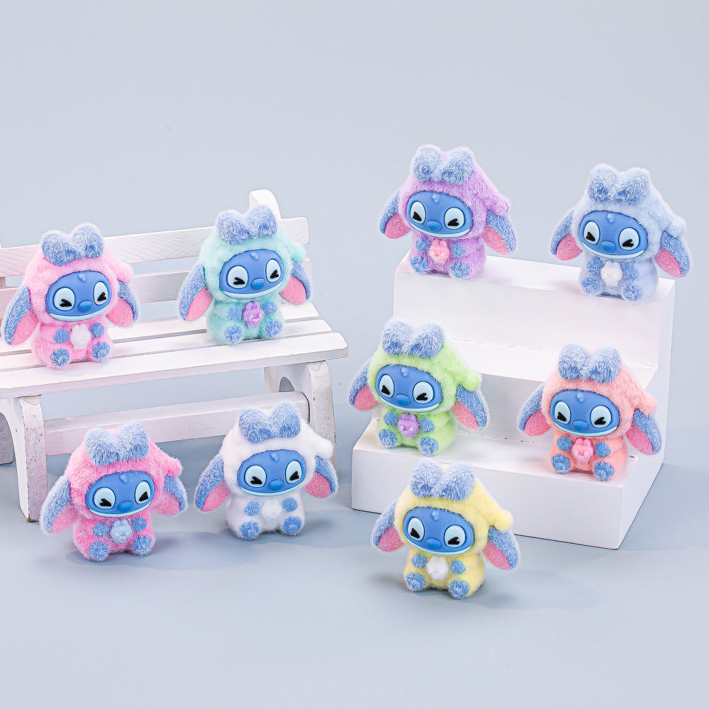 Magic Bag---Bow Stitch Keychain Desk Ornament Size 3.95*4.1cm