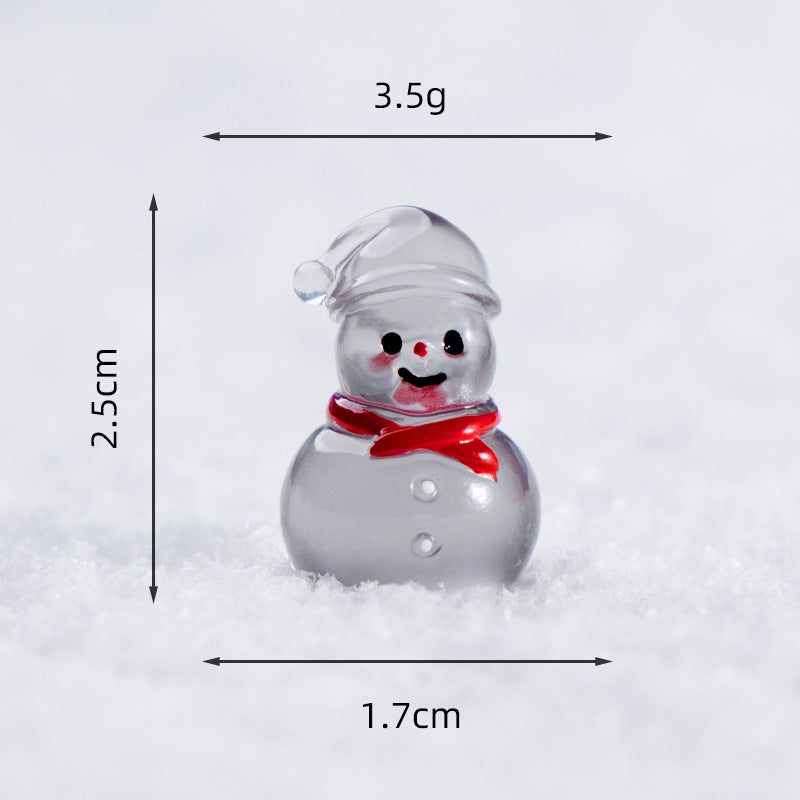 Christmas Decorations Luminous Snowman DIY Table Decor