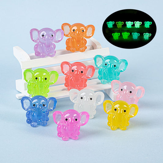 Magic Bags---Luminous Sitting Elephant Size 3.75*3.25cm (Open in Live)