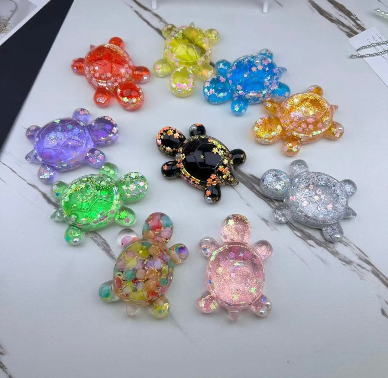 Magic Bag---New Glitter Grandpa Turtles Luminous Room Decoration---Open in Live
