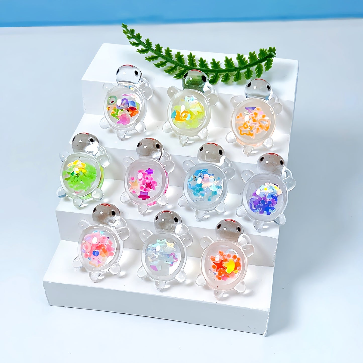 Magic Bag---Luminous Baby Clear Turtles Size 27*18mm