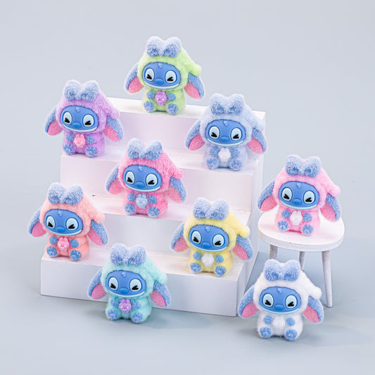 Magic Bag---Bow Stitch Keychain Desk Ornament Size 3.95*4.1cm